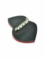 Брошь ручной работы в виде губ, розовая, из акрила