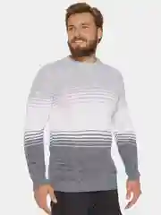 Серый меланж джемпер мужской VAY