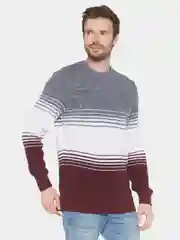 Багровый джемпер мужской VAY