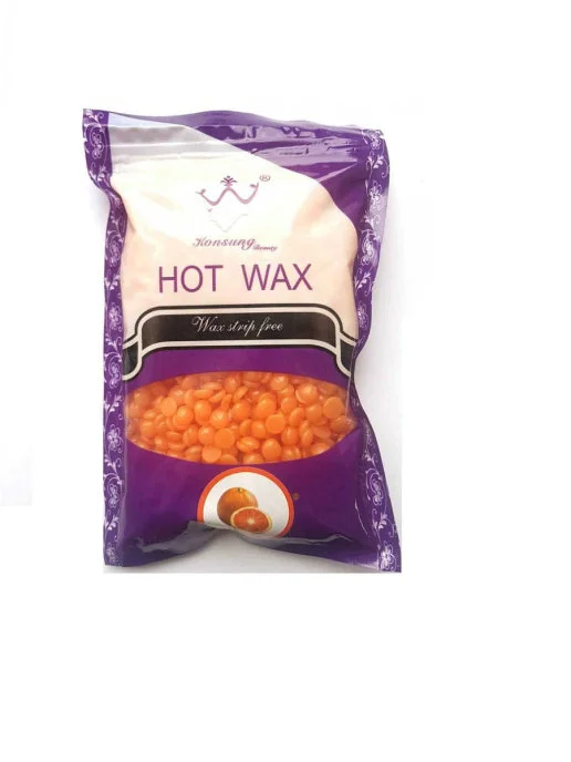 Оранжевый воск для депиляции в гранулах HOT WAX 500гр