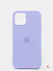 Лавандовый чехол iPhone 13 Pro Max 6.7" Силиконовый с логотипом (Silicone Case) Закрытый низ