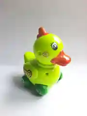 Зеленый игрушка "Утенок на колесиках"