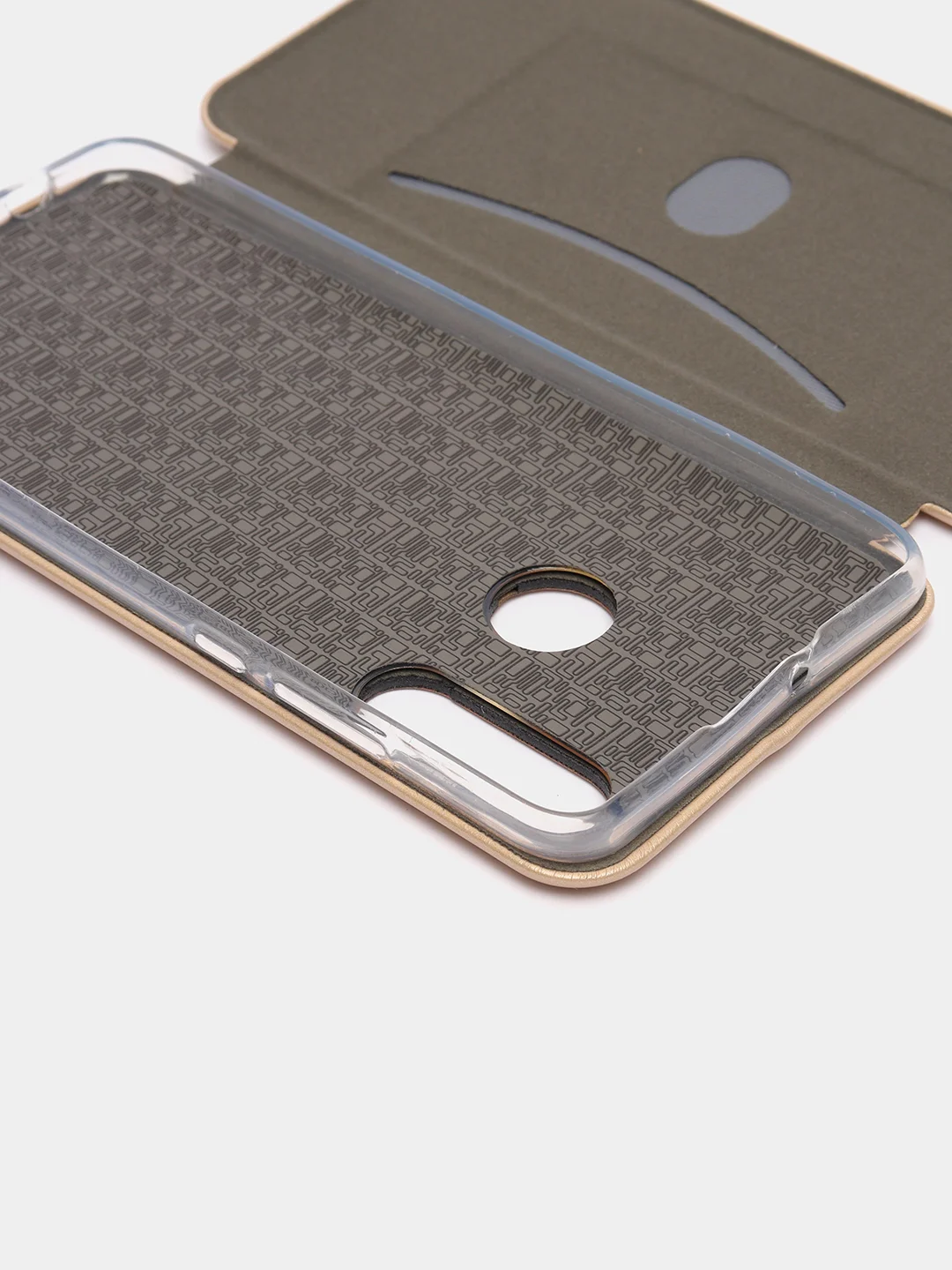 Золотой чехол книжка Huawei Honor P30 Lite/20S/P30 Lite New Edition/20 Lite(Хонор П30 Лайт/20С)