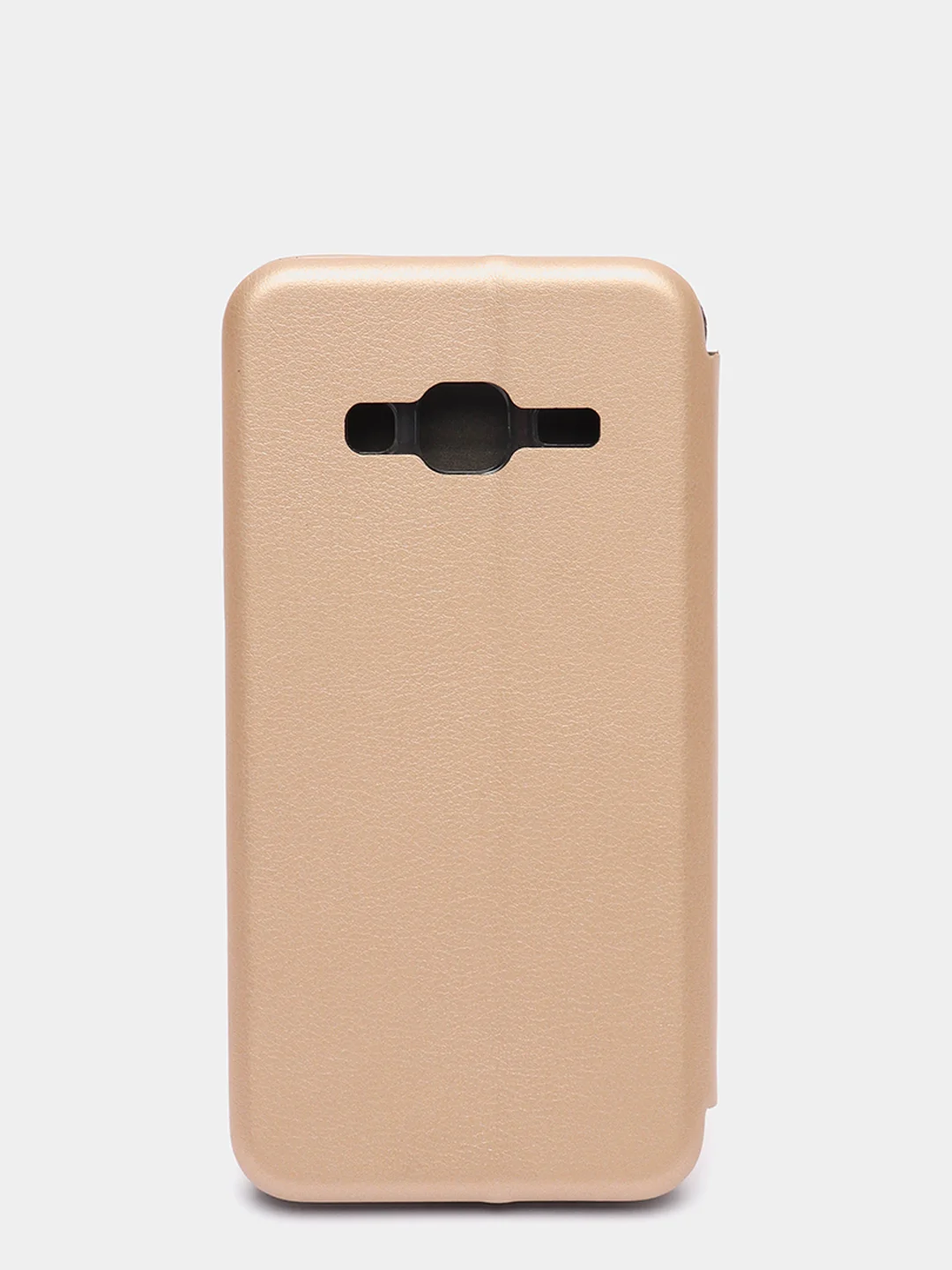 Золотой чехол-книжка Samsung Galaxy J3 2016, j310