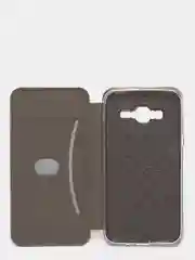 Золотой чехол-книжка Samsung Galaxy J3 2016, j310