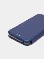 Синий чехол книжка Huawei Y6 2018 / Honor 7C / 7A Pro / Y6 Prime (Хуавей Хонор 7С / 7А Про)