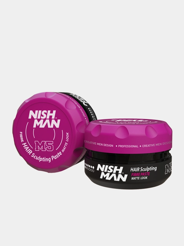 NISHMAN Матовый файбер-воск для волос M5 100мл