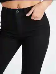 Женские джинсы SKINNY с высокой посадкой, черные