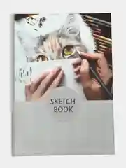 Бежевый скетчбук Баттерфляй для маркеров, 29X20 см, 60 страниц
