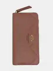 Коралловый меланж женский клатч кошелёк под кожу Y16033