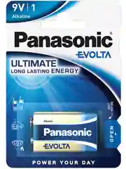Элемент питания Panasonic 6LR61 (6F226KR61) EVOLTA BL*1, батарейка
