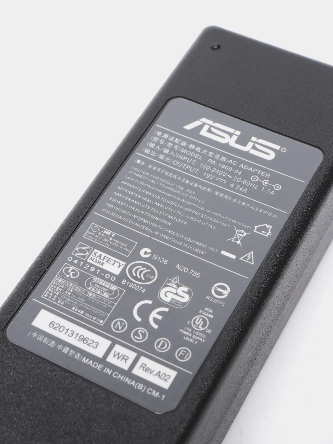 Блок питания (сетевой адаптер) для ноутбуков Asus 19V 4.74A 5.5x2.5