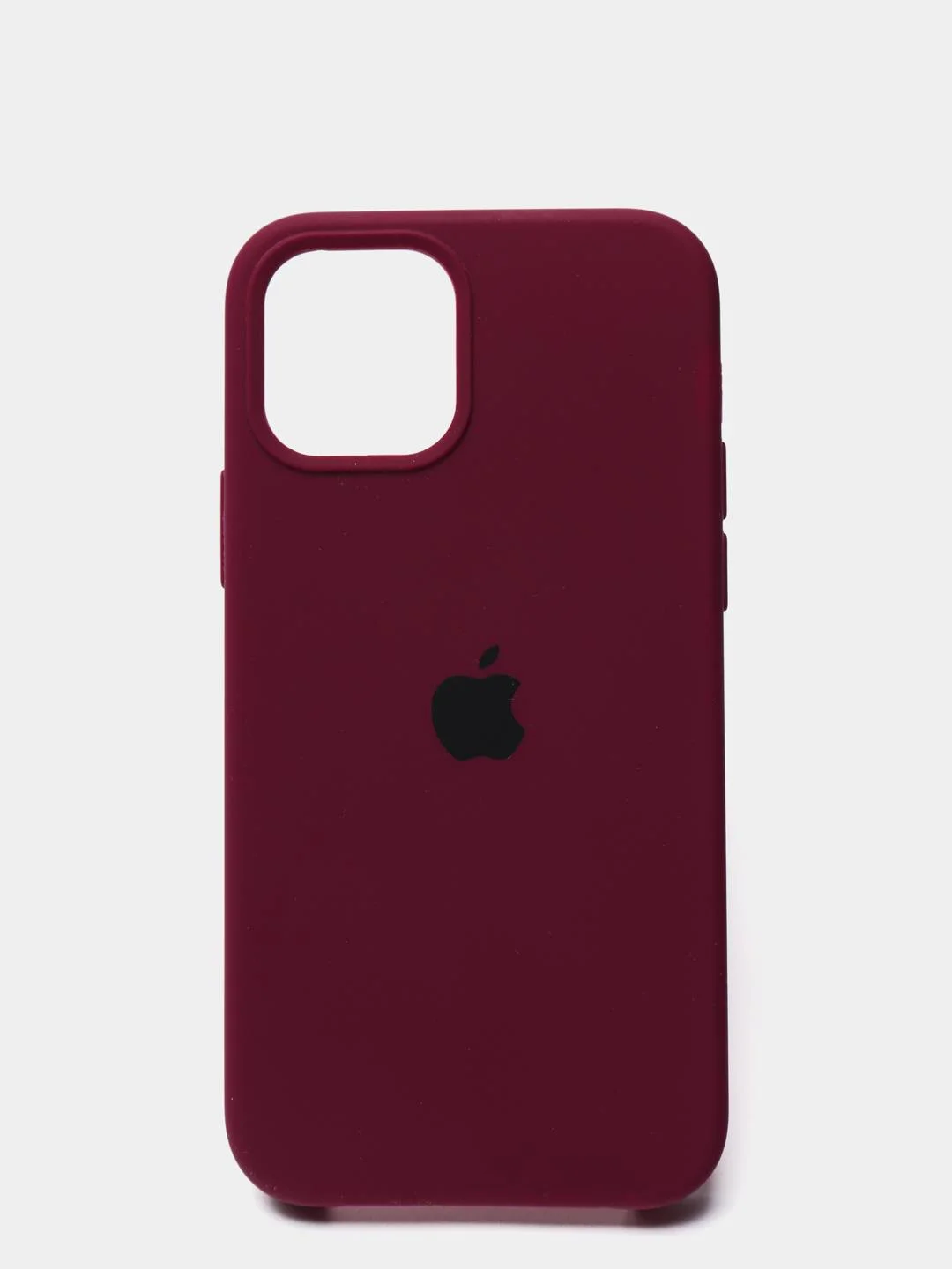 Фиолетовый чехол iPhone 13 6.1" Силиконовый с логотипом (Silicone Case) Закрытый низ