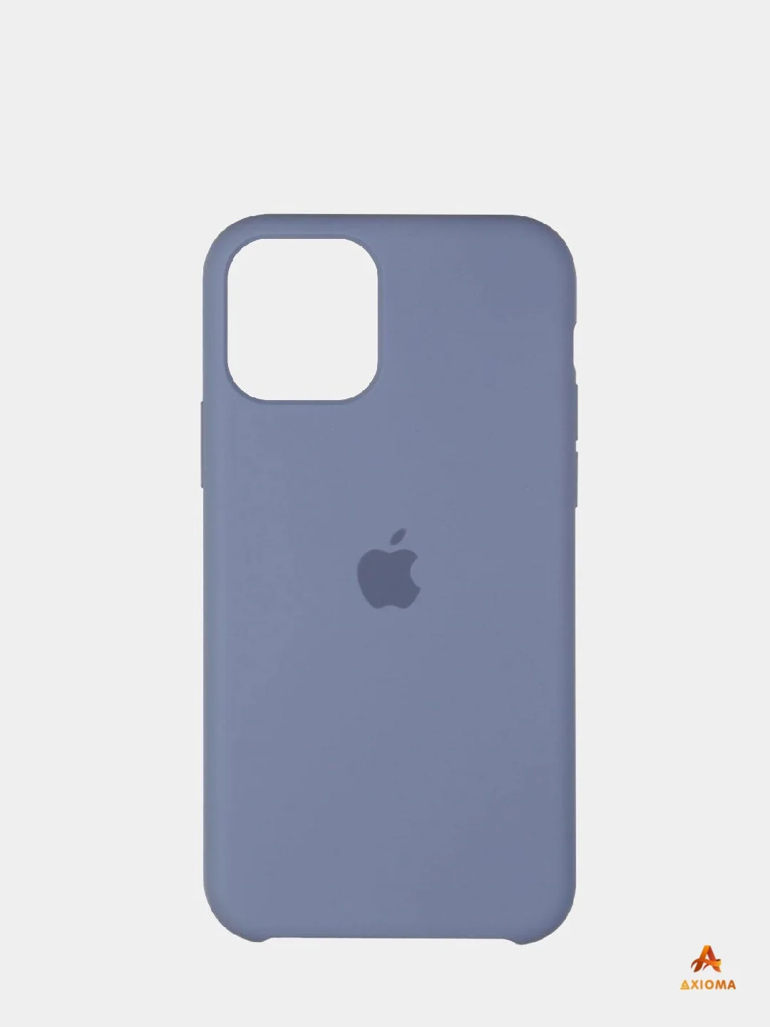 Небесно-голубой чехол iPhone 13 6.1" Силиконовый с логотипом (Silicone Case) Закрытый низ