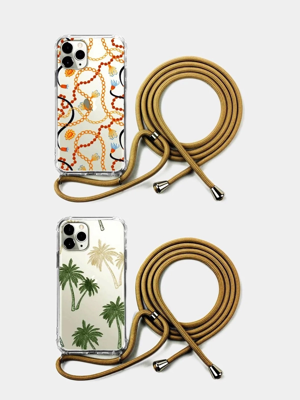 Чехол для Айфон, на шнурке, iPhone 11 Pro, 11 Pro Max, 12 mini, 7+, 8+