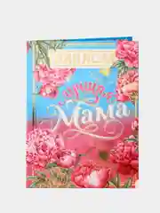 Коралловый диплом подарочный для мамы, подруги, бабушки, жены, девушки 21 х 15 см