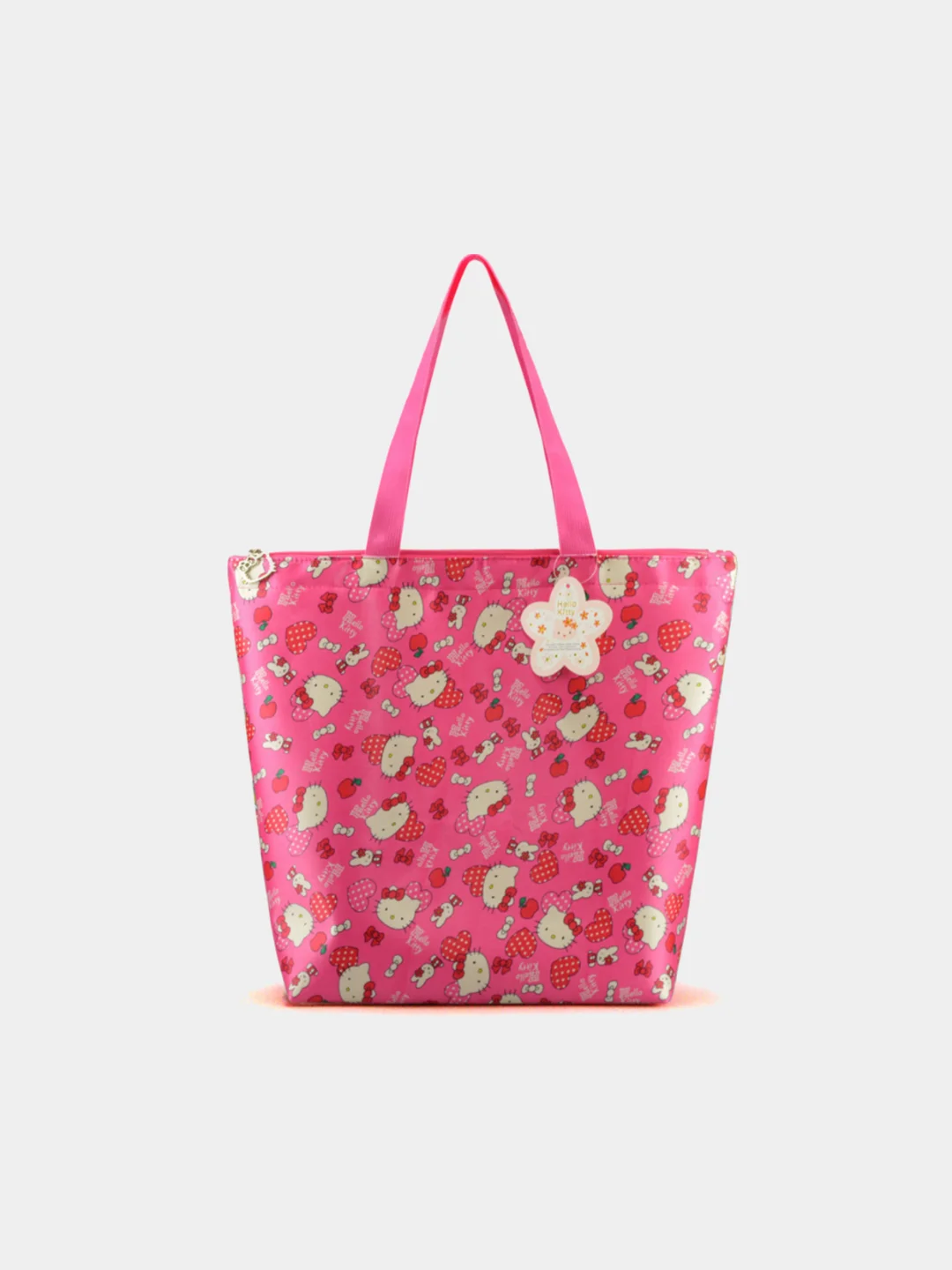 Коралловый сумка-шоппер Hello Kitty, на плечо