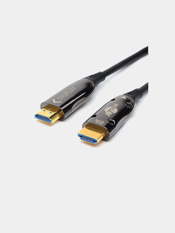 ATcom AT8880 - 10м, кабель HDMI-HDMI в пакете 8K VER 2.1 HIGH speed, Metal Gold, Optical