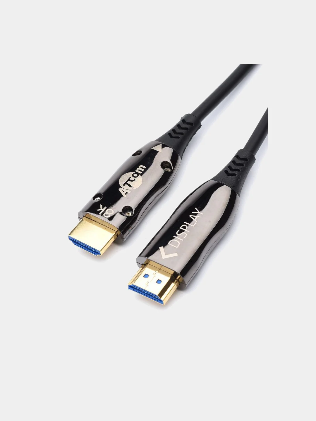 ATcom AT8880 - 10м, кабель HDMI-HDMI в пакете 8K VER 2.1 HIGH speed, Metal Gold, Optical