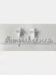 Серебряный различные деревянные надписи "Хэштеги", с подставкой, для фотосессии