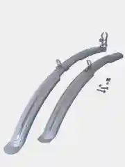 Крылья для велосипеда 26", комплект 2 шт., под V-brake, черный/ Крылья велосипедные