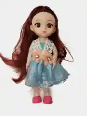Голубой игрушка кукла (очаровашка) для девочек