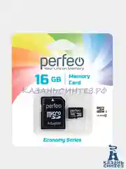 Карта памяти Perfeo microSD 16GB High-Capacity (Class 10)