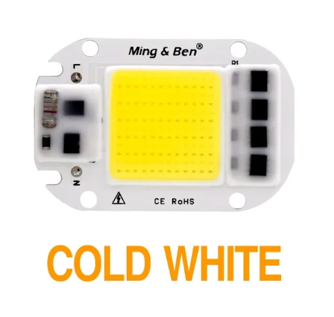 Светодиод мощный 30W 220V 2700LM 6500K 60*40*2мм для прожектора