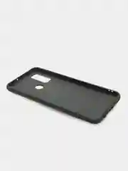 Синий чехол для Huawei P Smart 2020 "Тигр", резиновый, матовый, черный