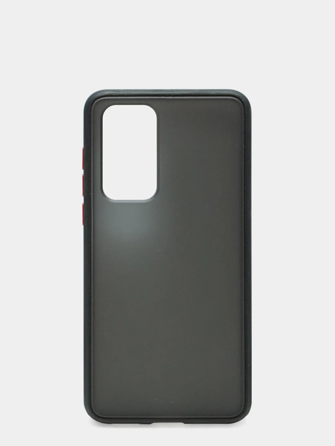 Черный чехол для Huawei P40, пластиковый, прозрачный, матовый, с силиконовым бампером