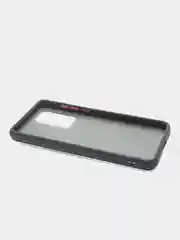 Черный чехол для Huawei P40, пластиковый, прозрачный, матовый, с силиконовым бампером
