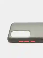 Черный чехол для Huawei P40, пластиковый, прозрачный, матовый, с силиконовым бампером
