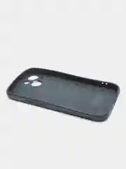 Чехол для iPhone 13 mini (5.4) силиконовый бархатный "Паутинка "