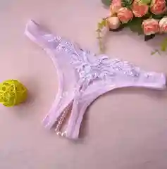 Розовый трусики с вырезом