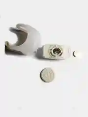Белый фонарь для велосипеда, самоката, детской коляски