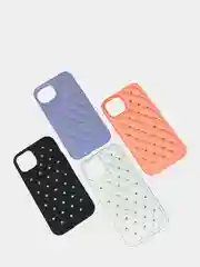 Чехол iPhone 13, 13 Pro, 13 Pro Max силиконовый со съемной крышкой и стразами