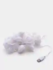 Праздничная светодиодная гирлянда "Розы" с питанием от батареек или USB