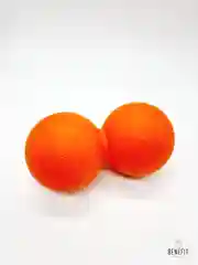 Оранжевый массажный мяч для йоги и фитнеса, МФР