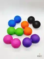 Зеленый массажный мяч для йоги и фитнеса, МФР