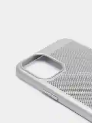 Серебряный чехол ультратонкий с перфорацией для Айфон iPhone 11, iPhone 11 Pro, iPhone 11 Pro Max
