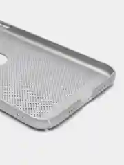 Серебряный чехол ультратонкий с перфорацией для Айфон iPhone 11, iPhone 11 Pro, iPhone 11 Pro Max