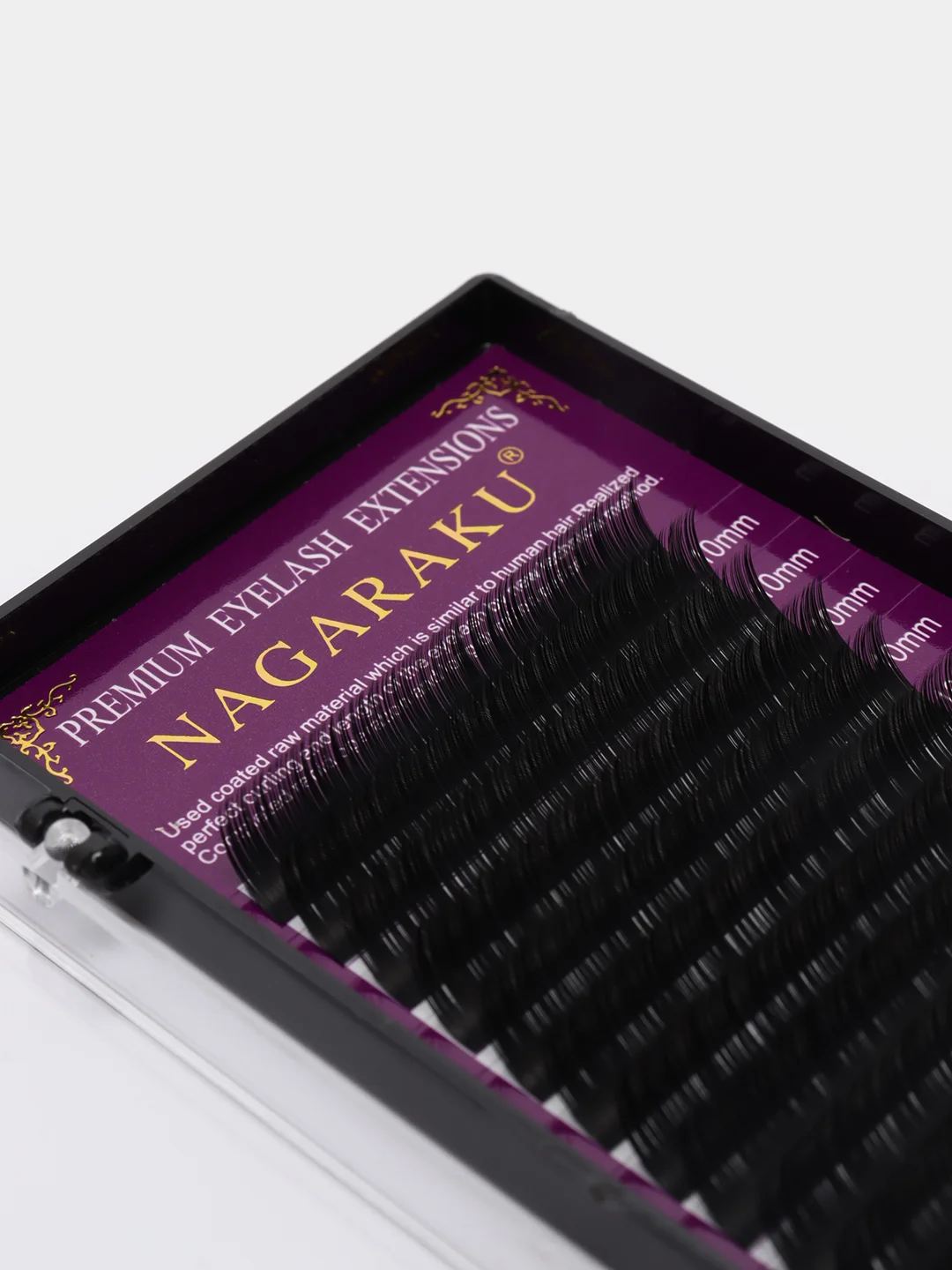 Ресницы для наращивания NAGARAKU 0.10 изгиб "C" отдельные длины