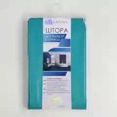 Штора для ванной комнаты Savanna "Градиент", 180 х 180 см, EVA, цвет морская волна
