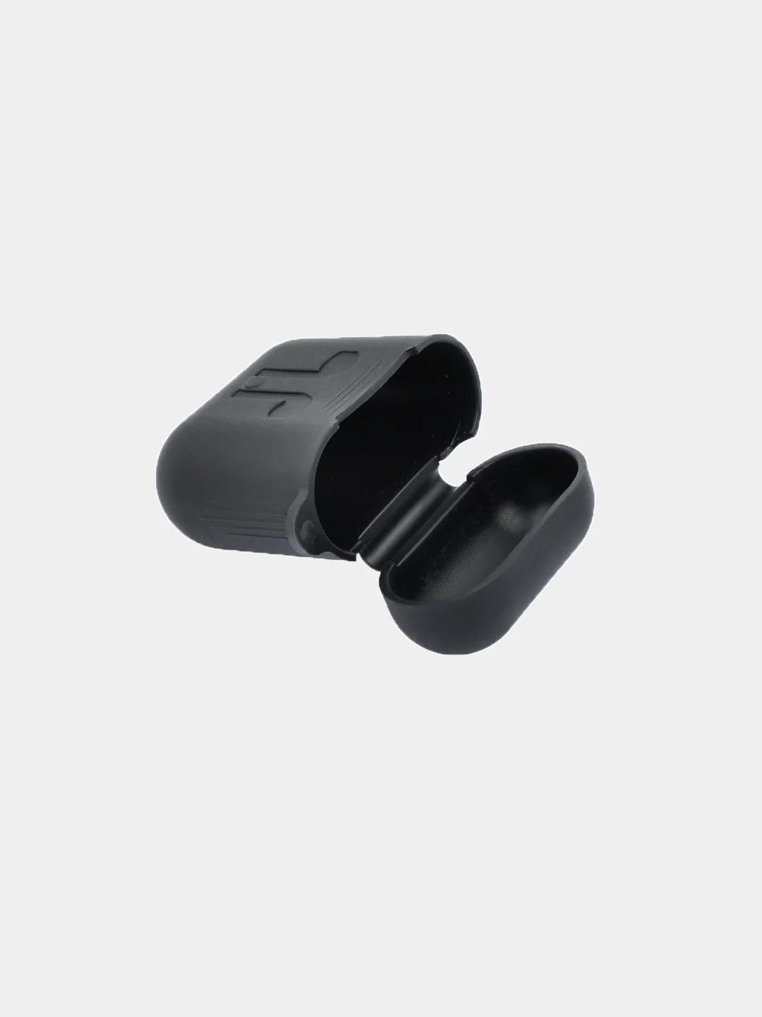 Черный чехол силиконовый для AirPods 1, 2