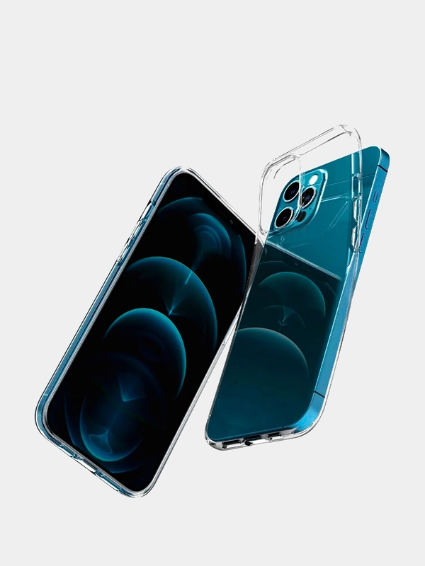 Чехол для iPhone 13 Pro на айфон 13 про прозрачный силиконовый