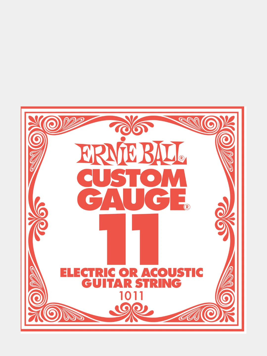 Одиночные струны для акустической гитары и электрогитары Ernie Ball