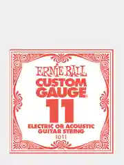 Одиночные струны для акустической гитары и электрогитары Ernie Ball