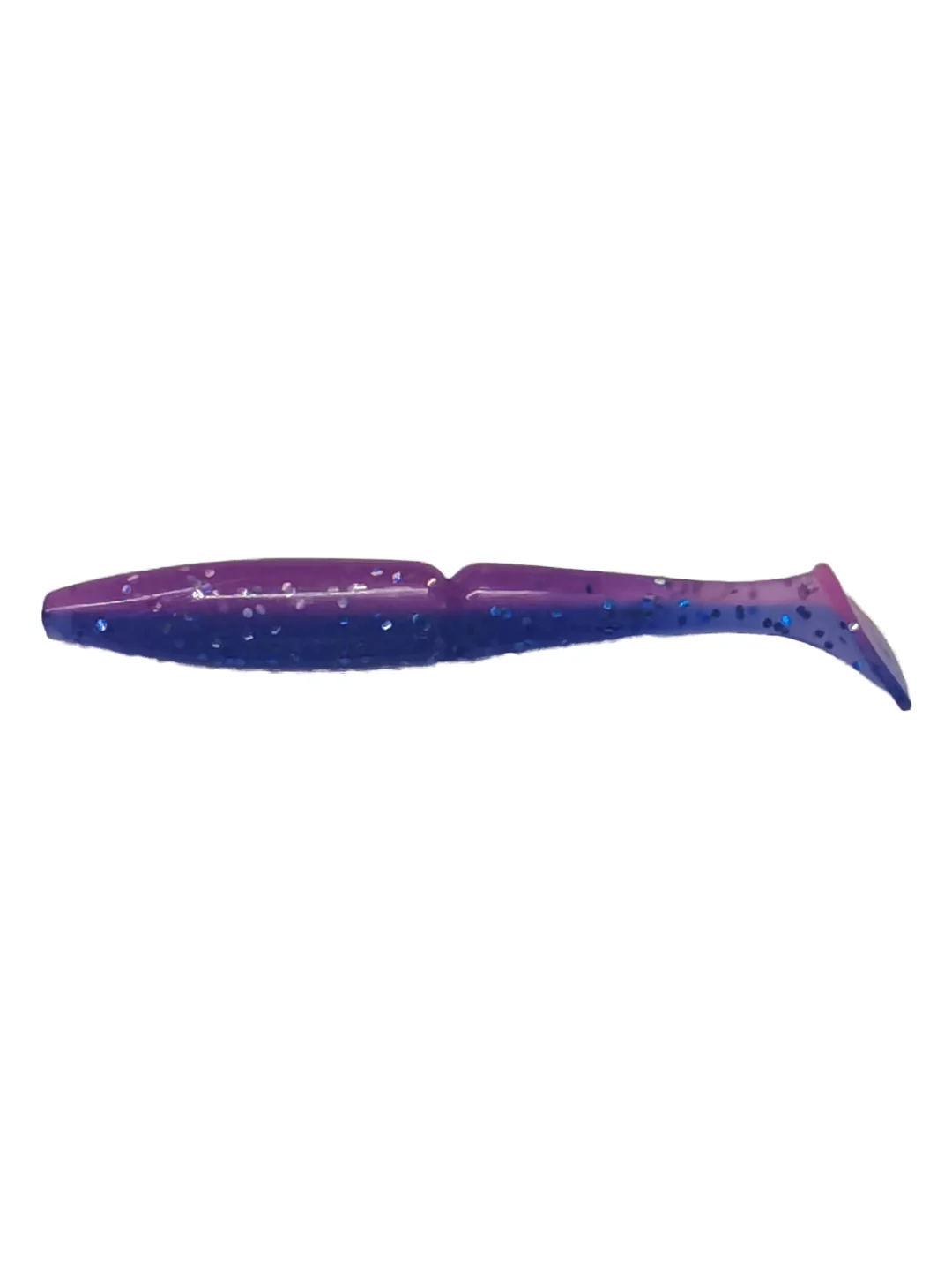 Фиолетовый приманка мягкая Sawamura OneUp Shad 4 дюйма