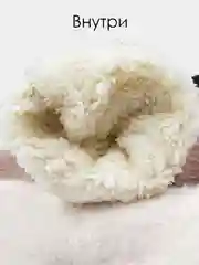 Теплые варежки / Меховые варежки / Варежки на зиму / Женские варежки