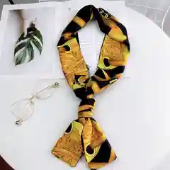 Угольный шарф шелковый